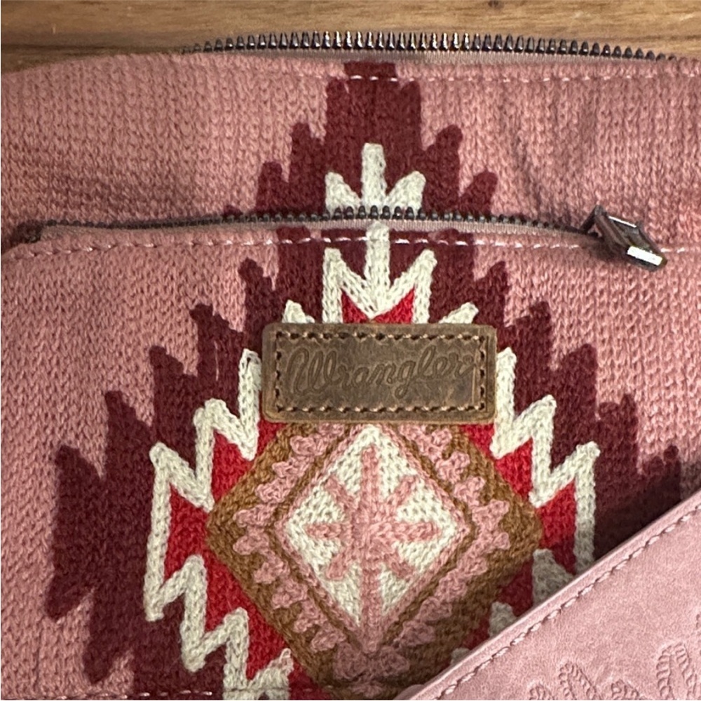 Wrangler Pink and Red Crossbody Bag - Picture 5 of 8
